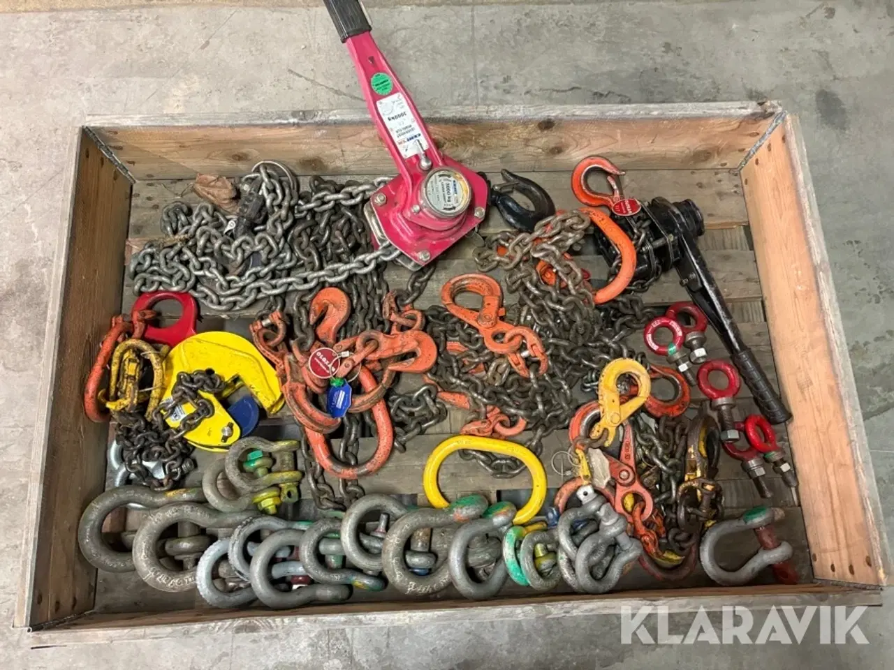 Billede 3 - Løftekæder og kroge - 1 palle