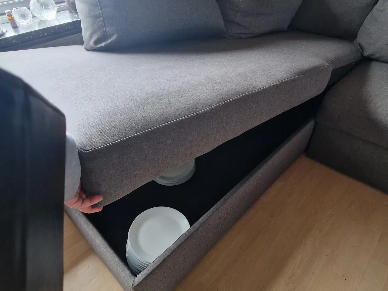 Billede 5 - U-sofa. Med chaiselong