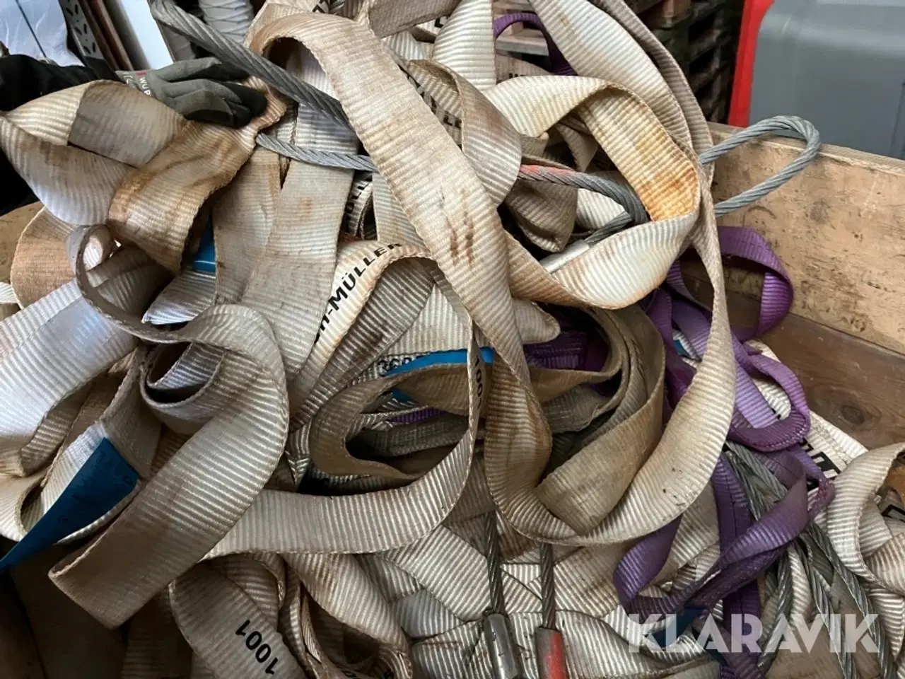 Billede 9 - Lot - Stropper og arbejdsbelysning 3 paller