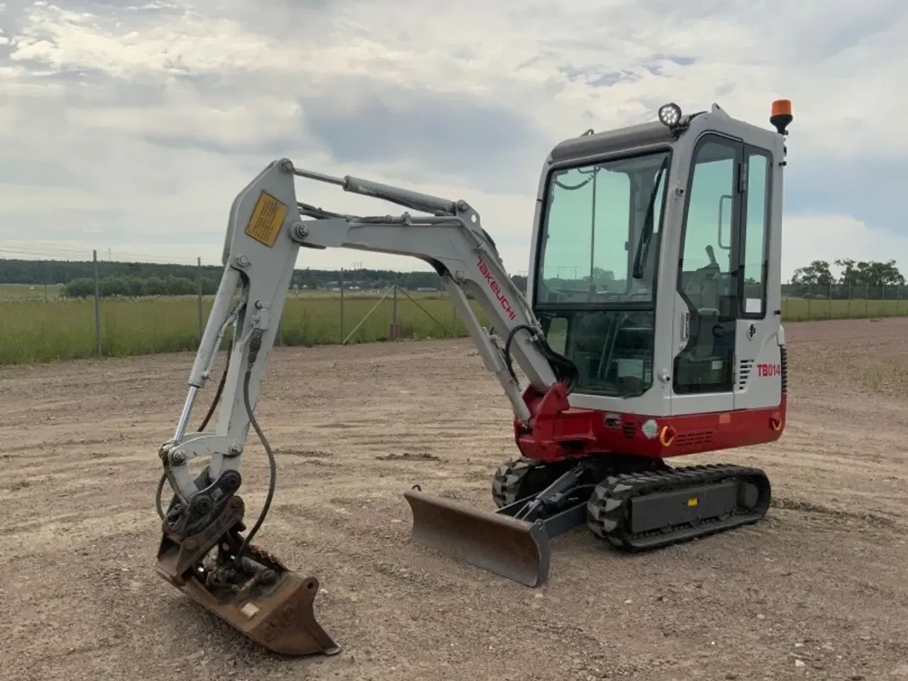 Billede 4 - Minigraver - Takeuchi TB014 med trailer