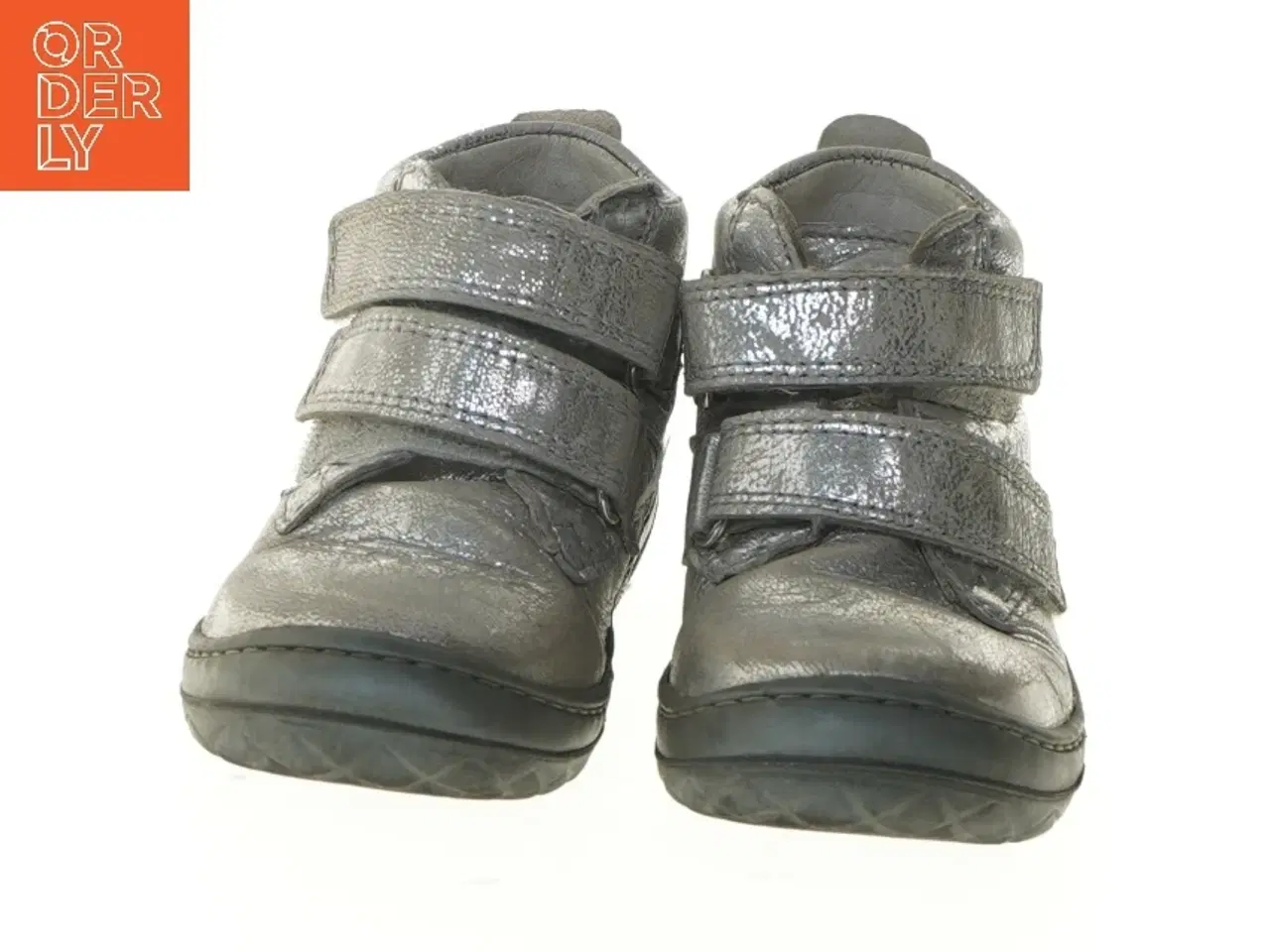 Billede 3 - Sølvfarvede børnesko med velcro fra Superfit (str. 23 )