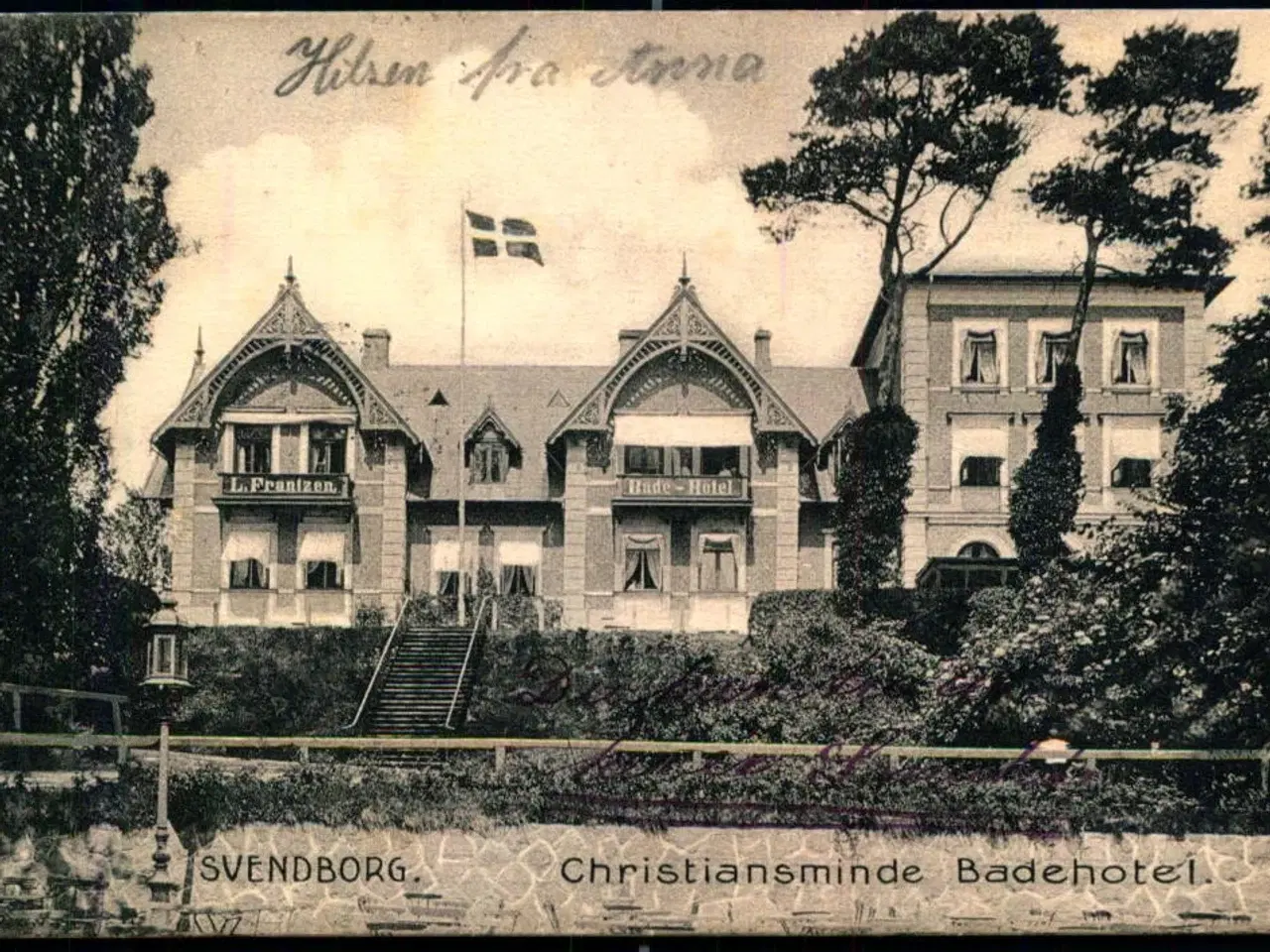 Billede 1 - Svendborg - Christiansminde Badehotel - Stender 3702 - Brugt