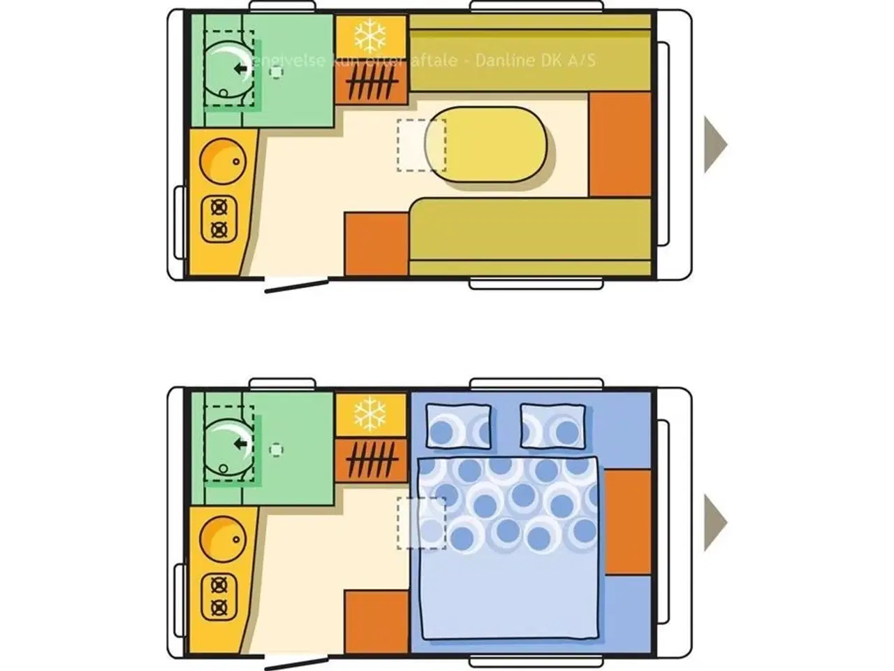 Billede 7 - 2012 - Adria Action 361 LH   Adria Action 361 LH – Let rejsevogn med fortelt og ikonisk design