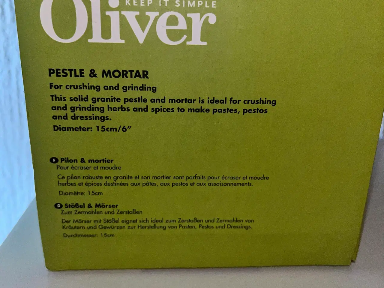Billede 2 - Jamie Oliver Morter Ø15cm