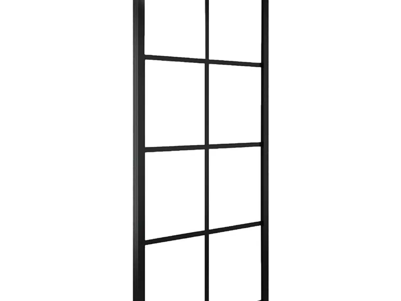 Billede 2 - Skydedør 76x205 cm aluminium og sikkerhedsglas sort