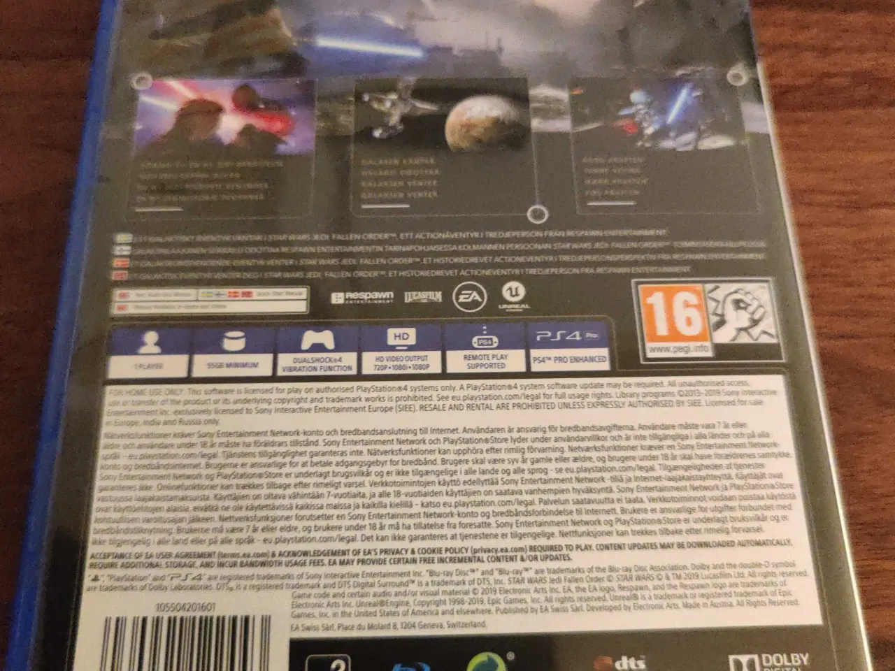 Billede 3 - PS4 Star Wars Jedi: Fallen Order – komplet og flot