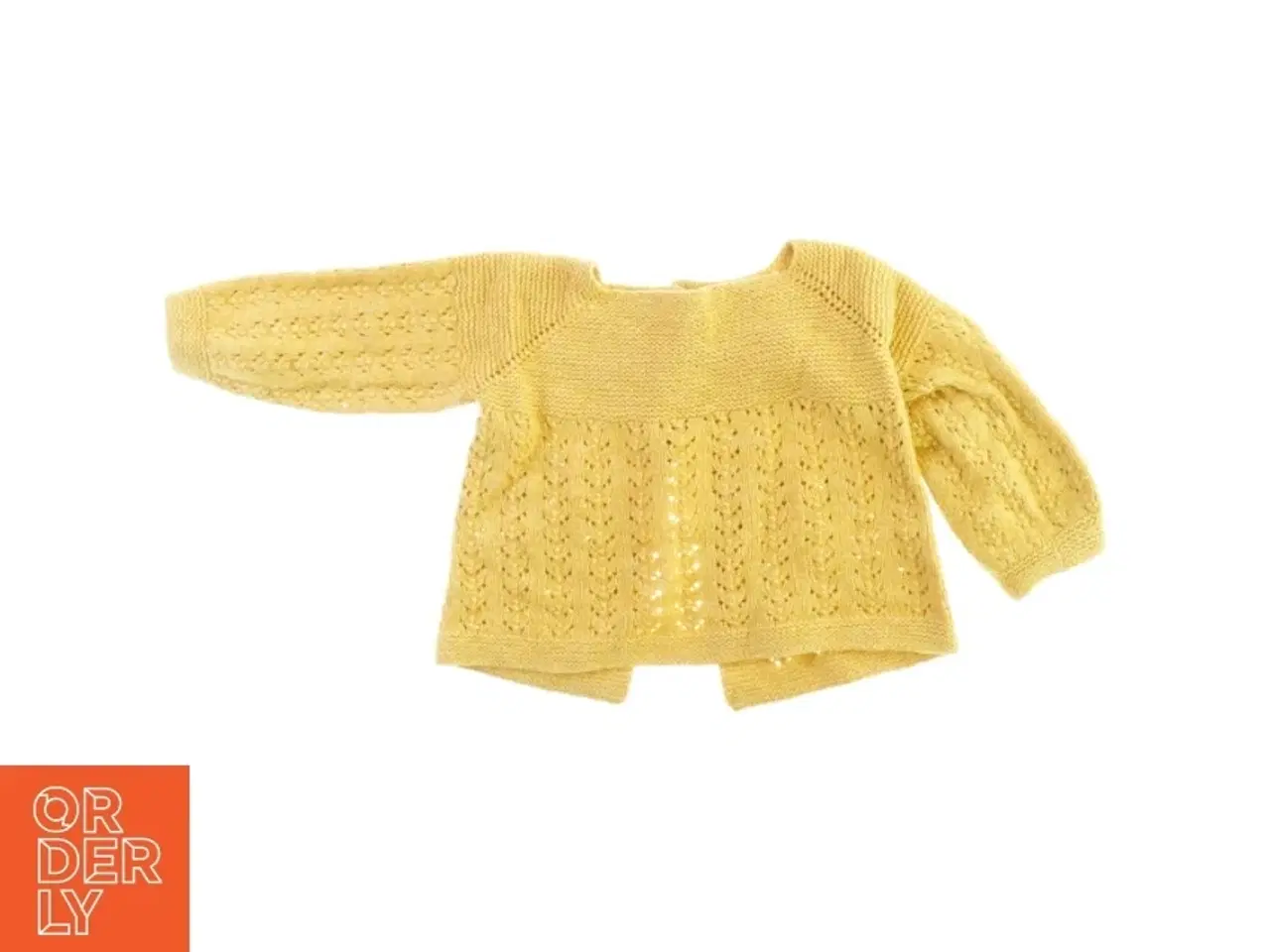Billede 2 - Håndstrikket cardigan (str. 30 x 30 x 32 cm)