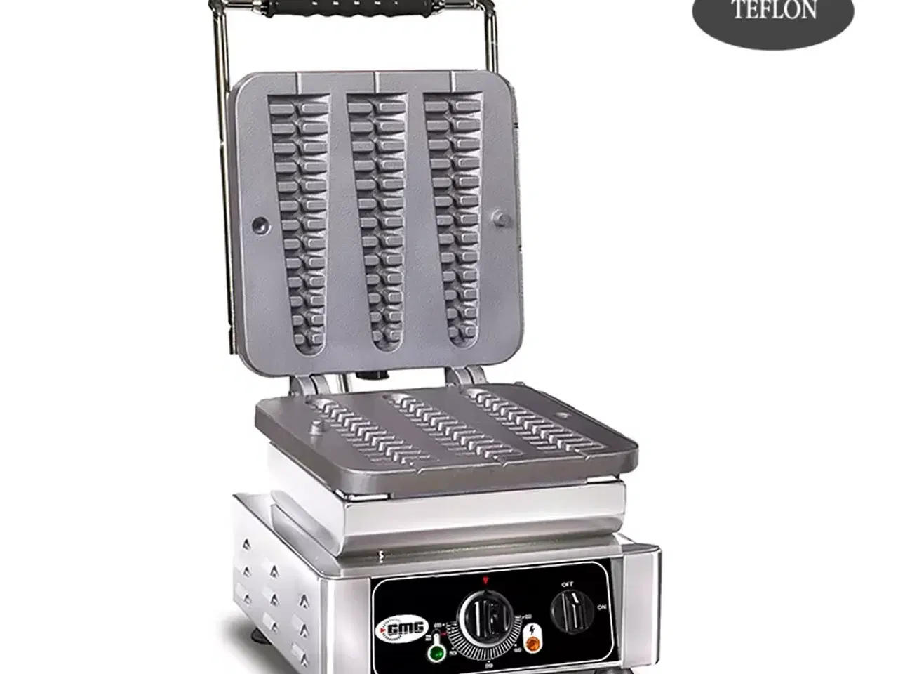 Billede 1 - Industri Lolly-vaffeljern – 3 vafler på pind