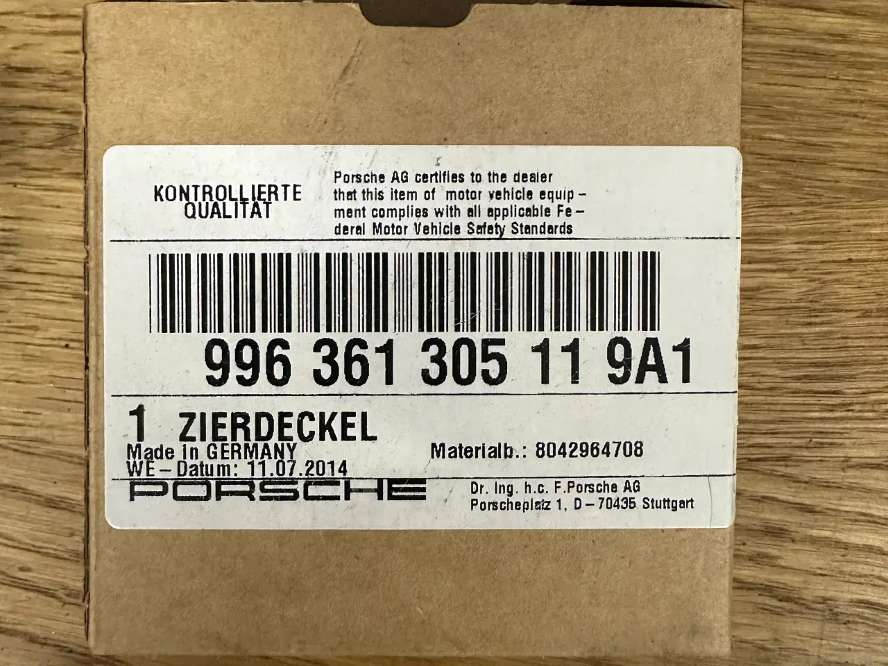 Billede 4 - Porsche 996 Turbo centerkapsel