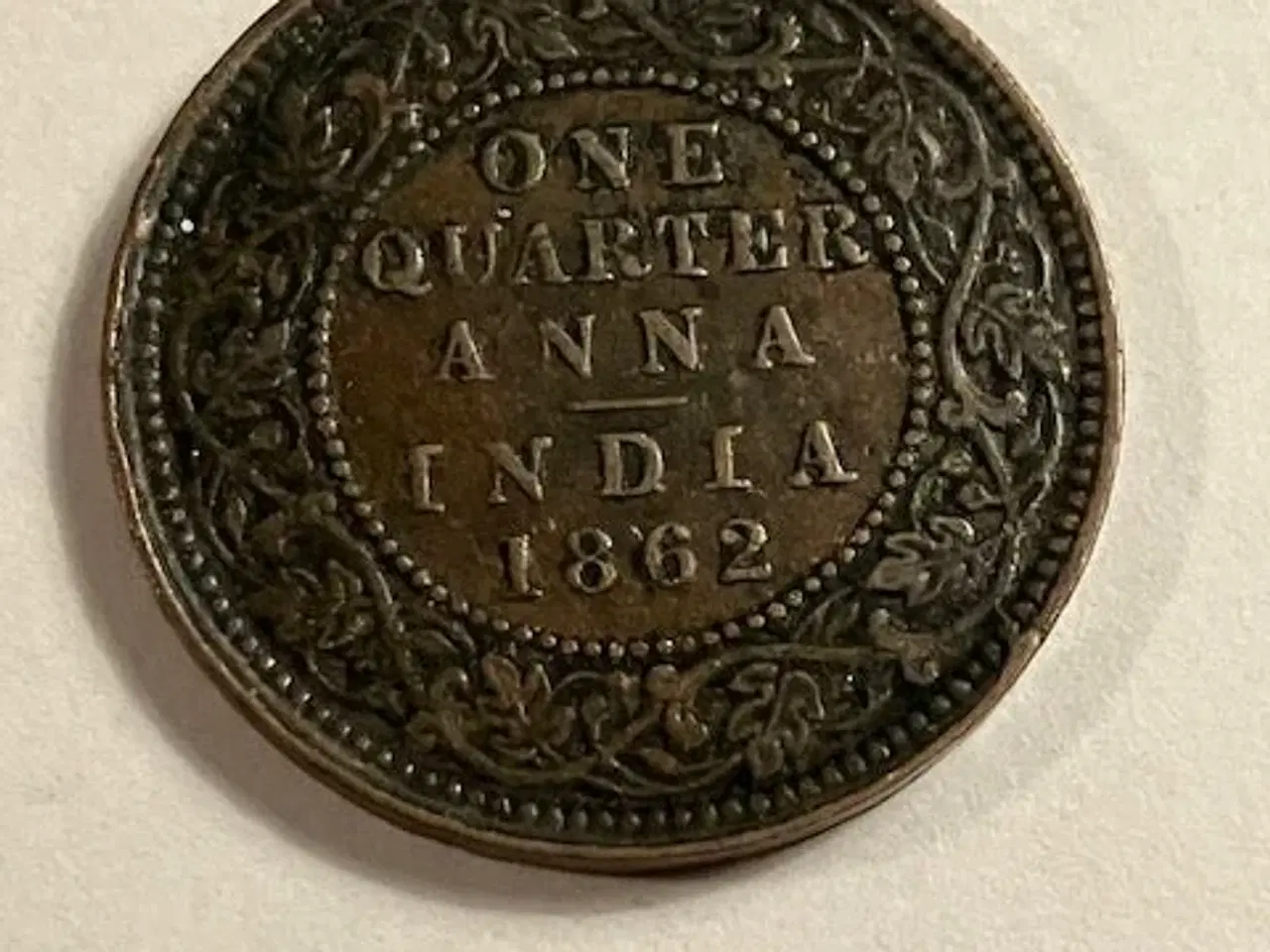 Billede 1 - One Quarter Anna India 1862