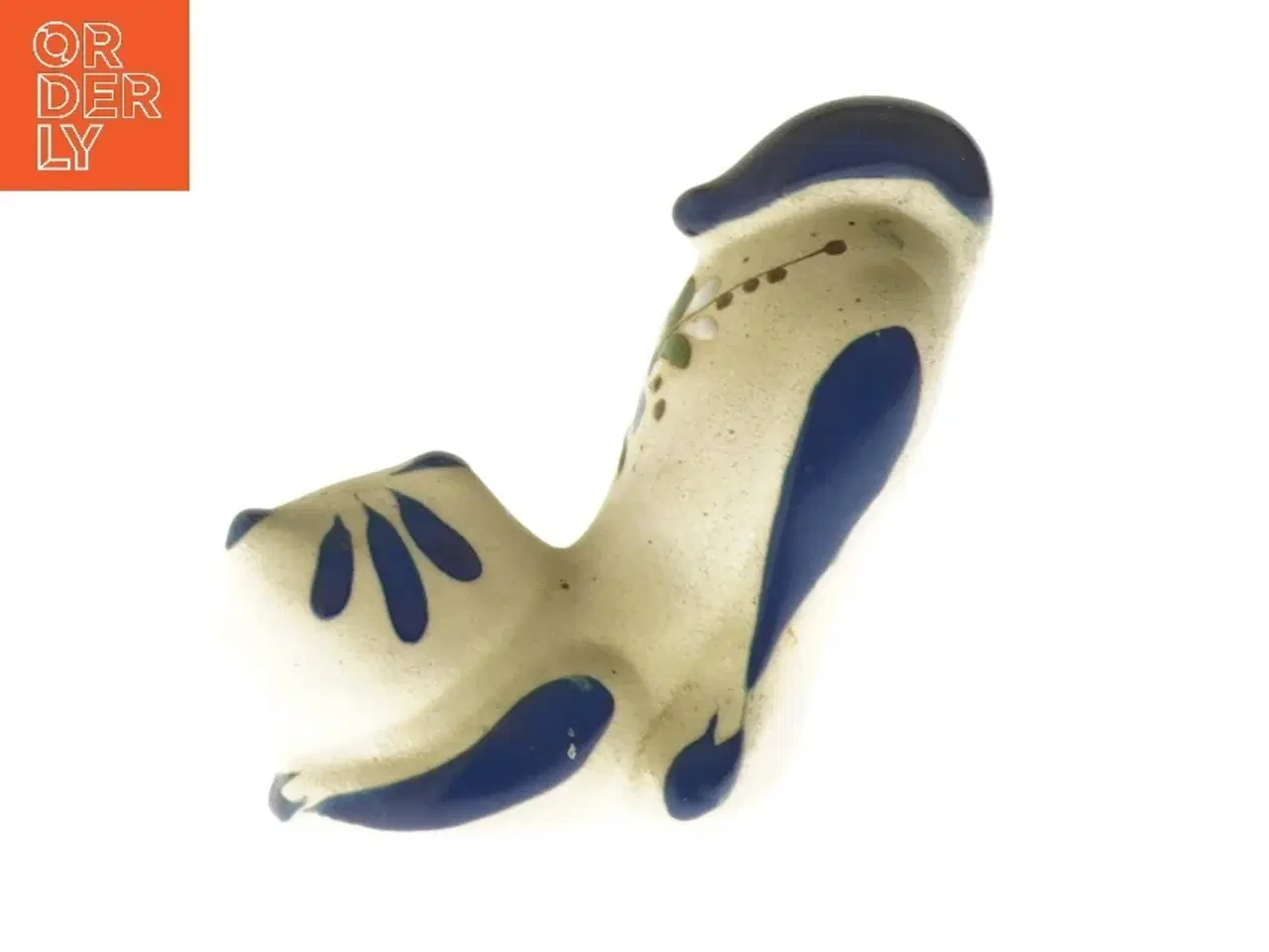 Billede 2 - Keramik kat figur (str. 10,5x11 cm)