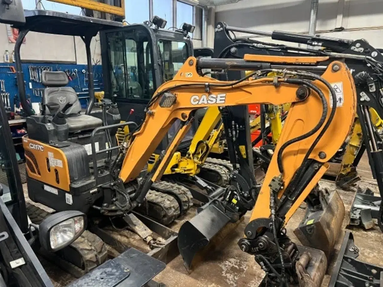 Billede 1 - CASE CX17C - 1.800 kg. Minigraver / 3 skovle