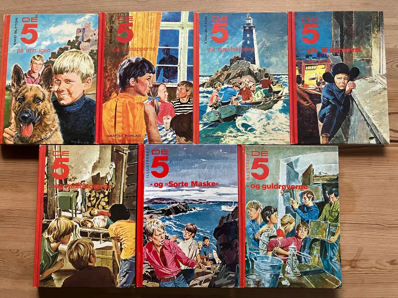 Billede 5 - 34 gamle bøger af Enid Blyton, Grafisk Forlag