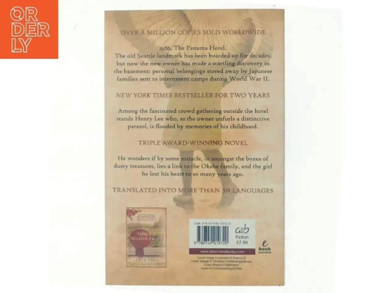 Billede 3 - Hotel on the corner of bitter and sweet : a novel af Jamie Ford (Bog)