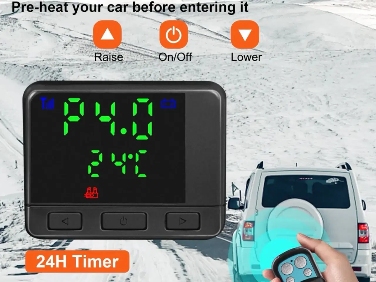 Billede 4 - Dieselfyr  8 Kw  12 volt 