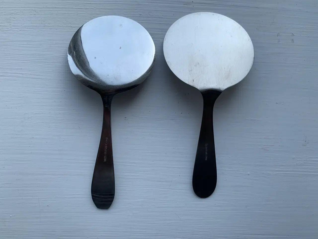 Billede 2 - 2 retro kagespader i rustfri stål