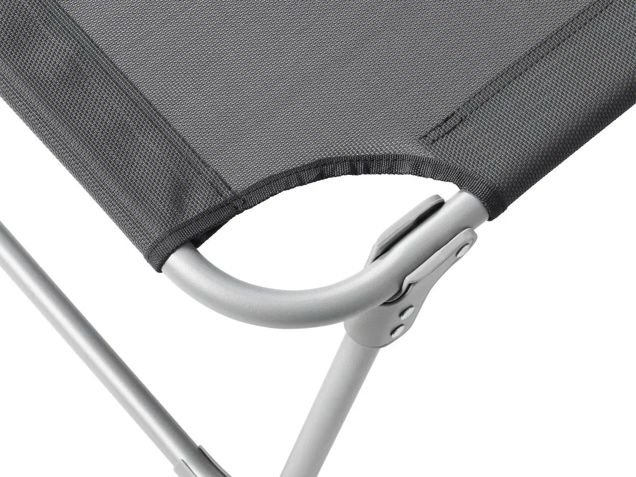 Billede 6 - Solseng med ryglæn og solskærm - foldbar liggestol 71 × 200 × 38 cm, 150 kg, røggrå