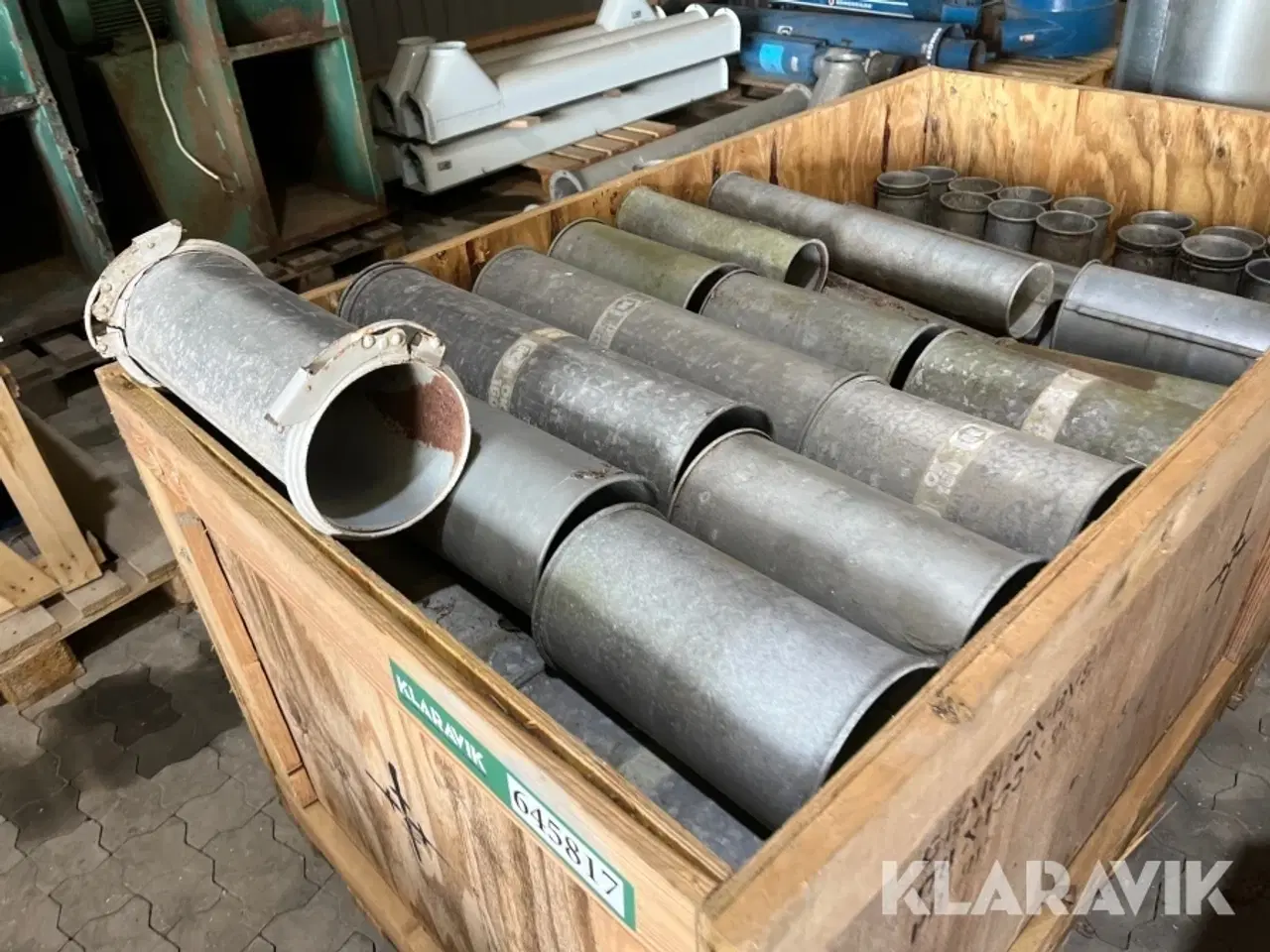 Billede 4 - Blæse rør Kongskilde Ok100-OK120 5 paller