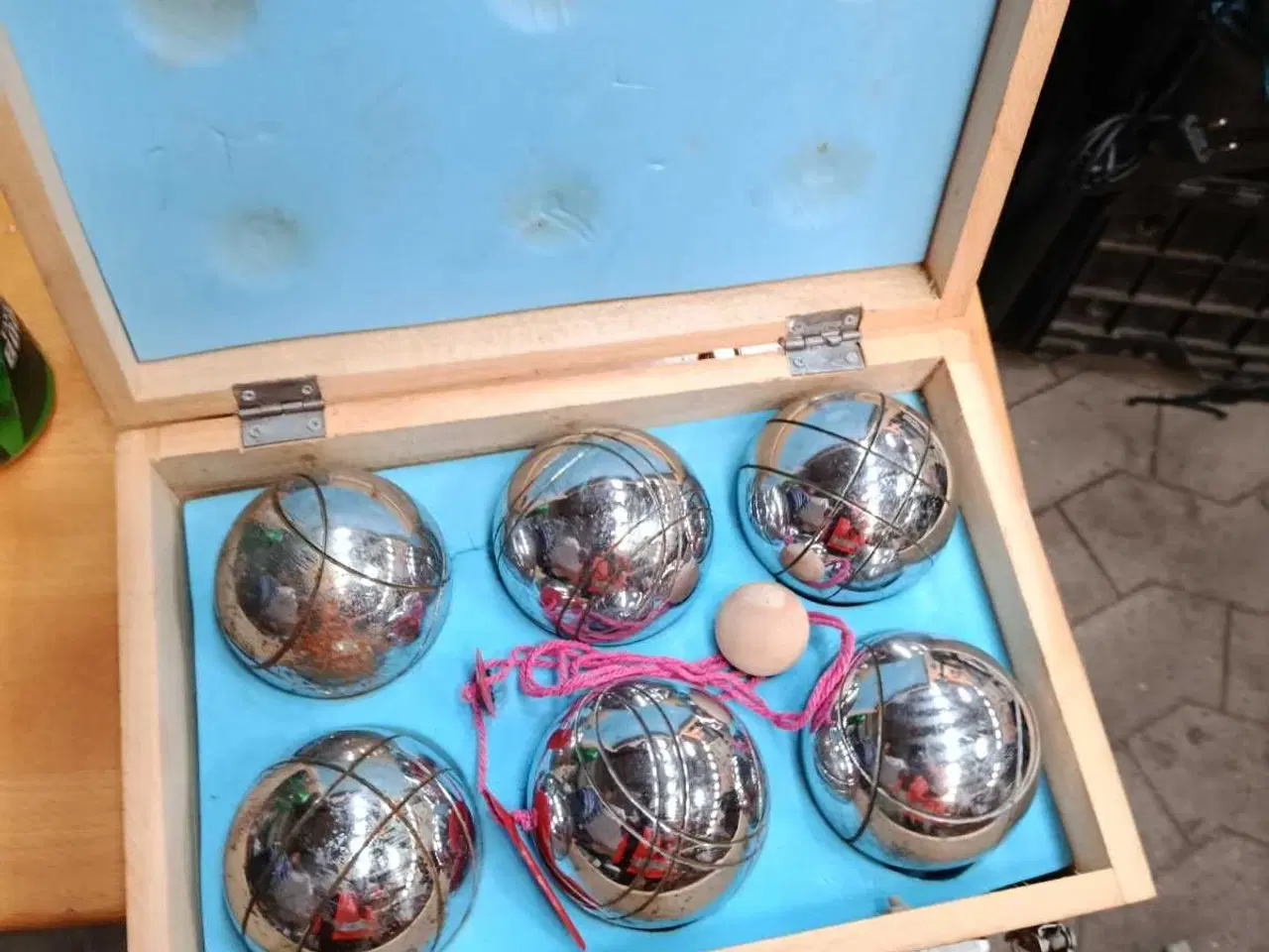 Billede 2 - Petanque-sæt i trææske