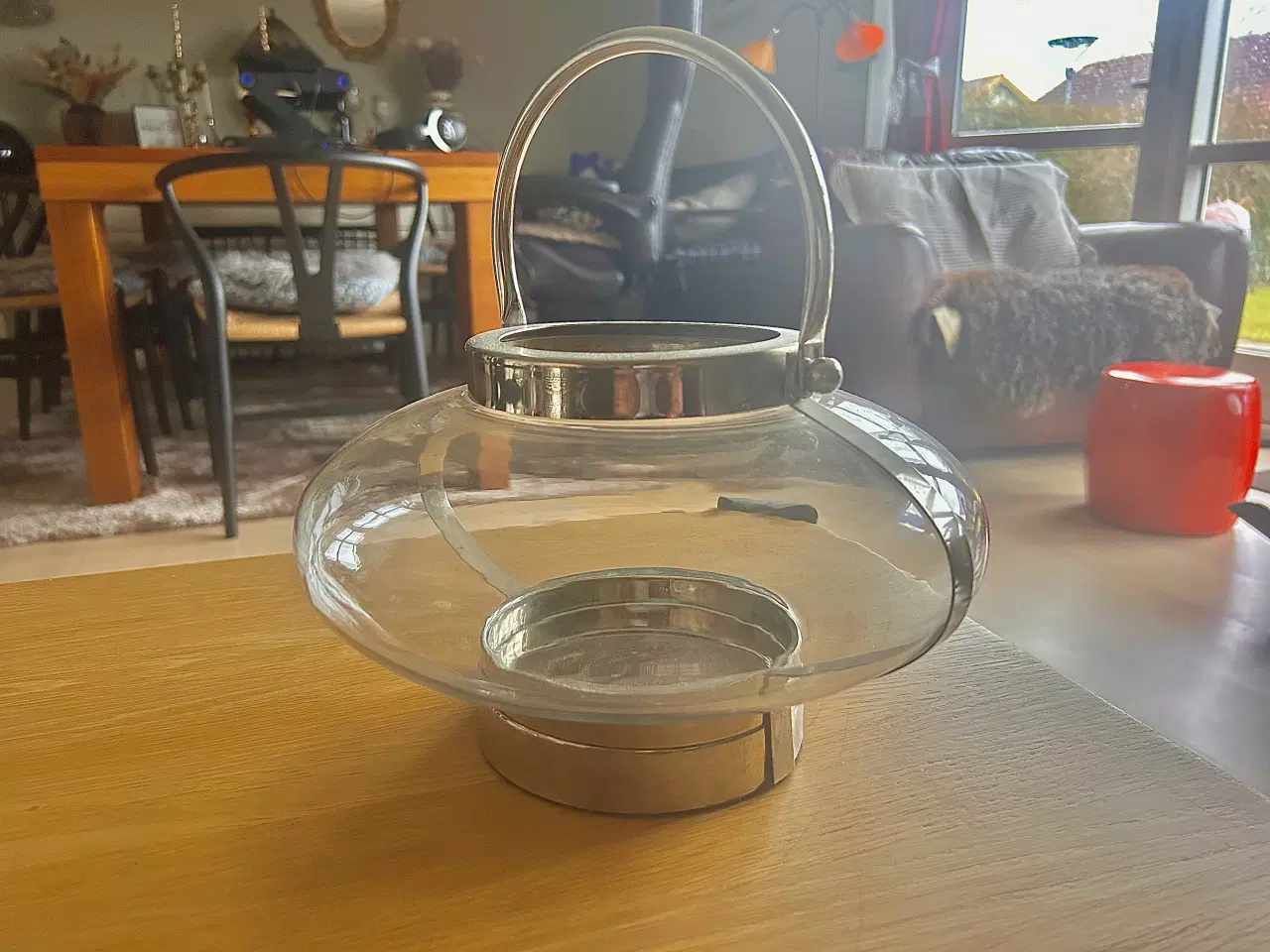 Billede 1 - Glaslanterne, lidt beskidt