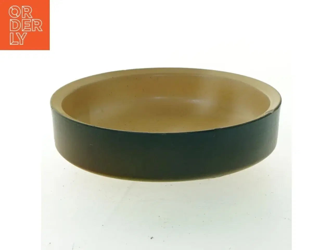 Billede 2 - Dekorativ lille keramisk skål med fuglemotiv (str. 11 cm)