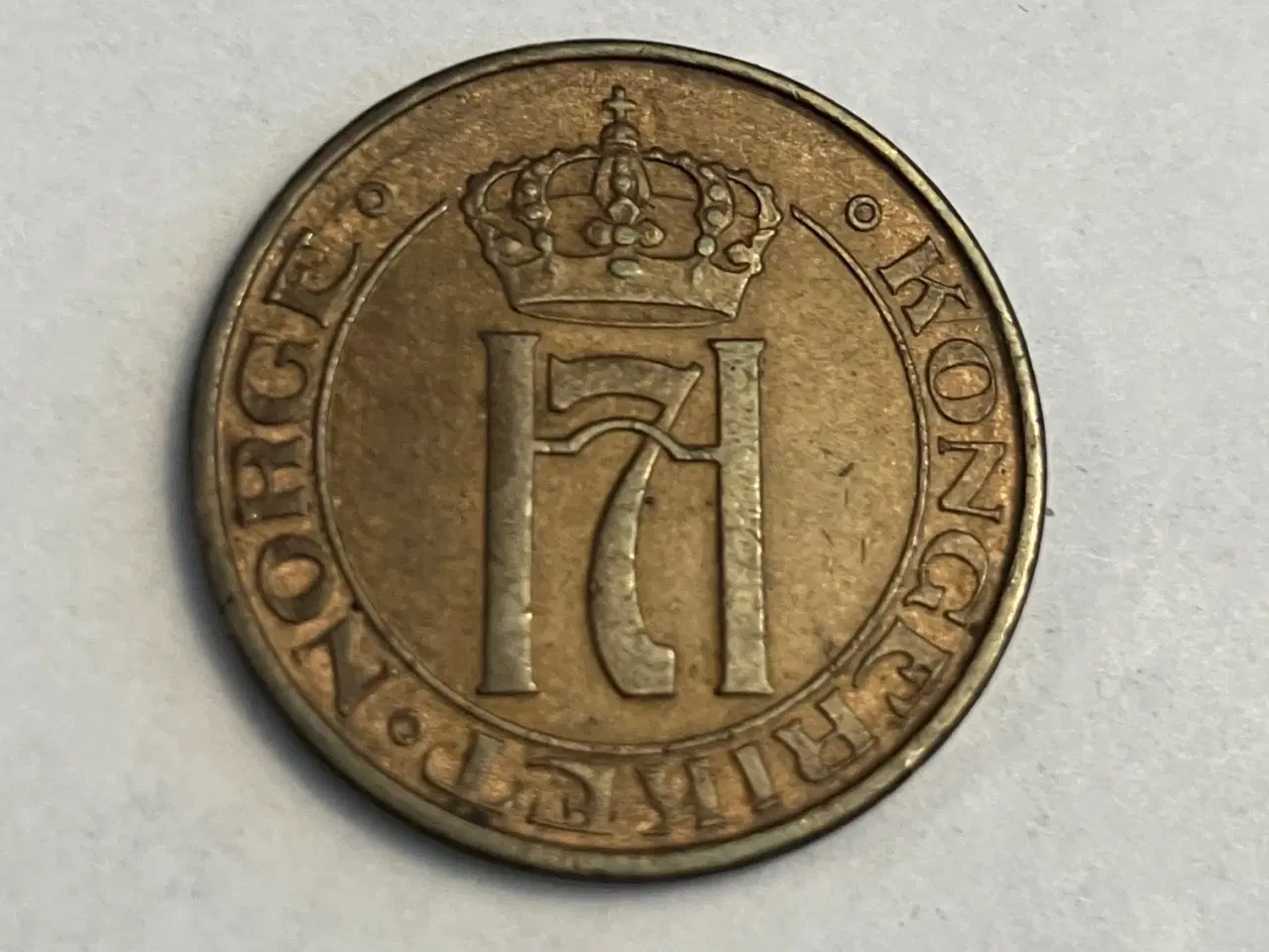 Billede 2 - 2 Øre 1948 Norge
