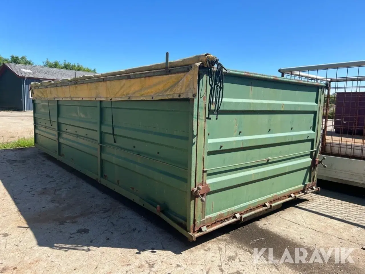 Billede 4 - Korn container med rullepressenning