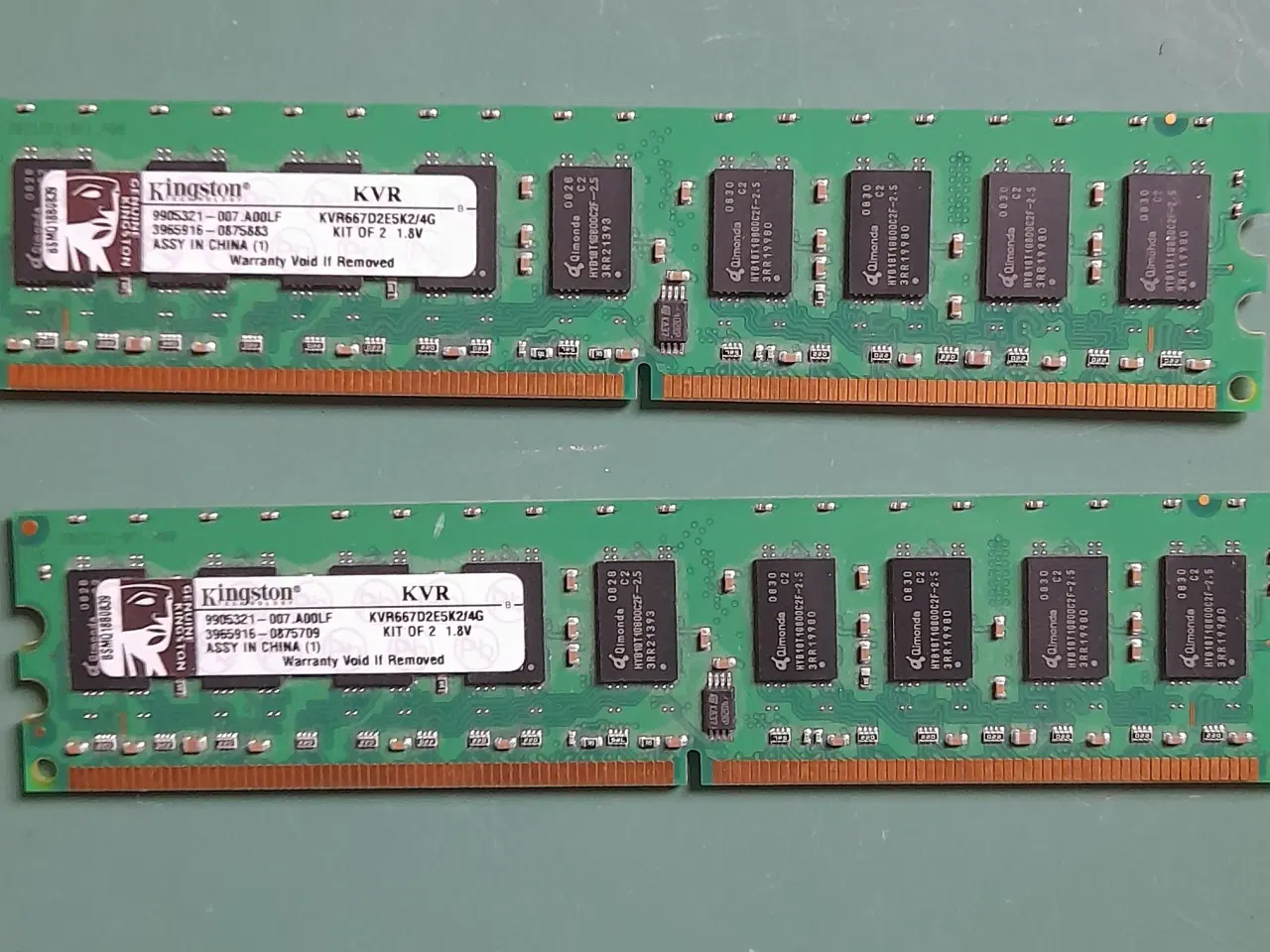 Billede 1 - 8 Gb DDR2 RAM Kingston