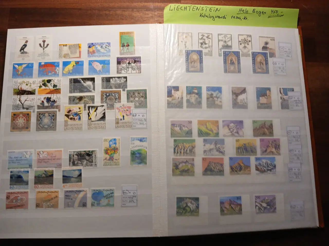 Billede 3 - Lichtenstein, postfrisk, Album med samling, 32 sid