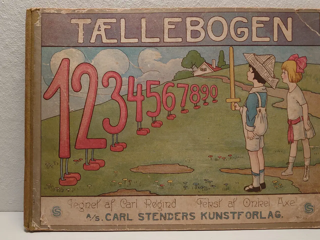 Billede 1 - Onkel Axel: Tællebogen.ill. Carl Røgind.1.udg.1923