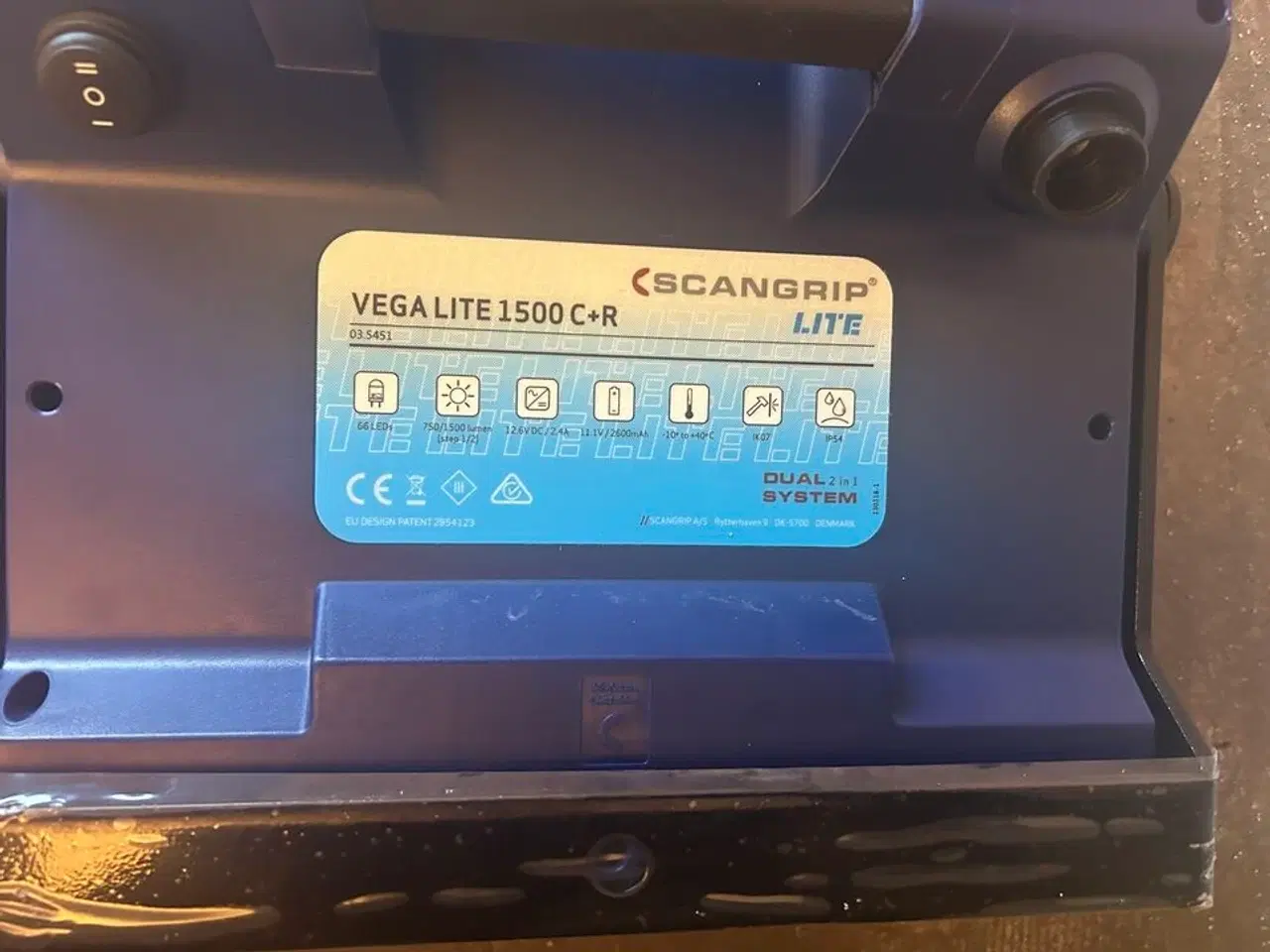 Billede 2 - SCANGRIP LITE Arbejdslampe VEGA LITE 1500