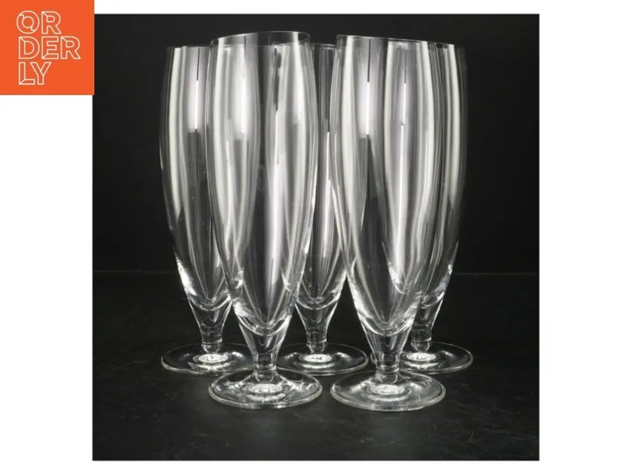 Billede 1 - Fem flotte ølglas fra Eva Solo (str. Ø. 7 cm. længde, 23 cm. 5 styk)