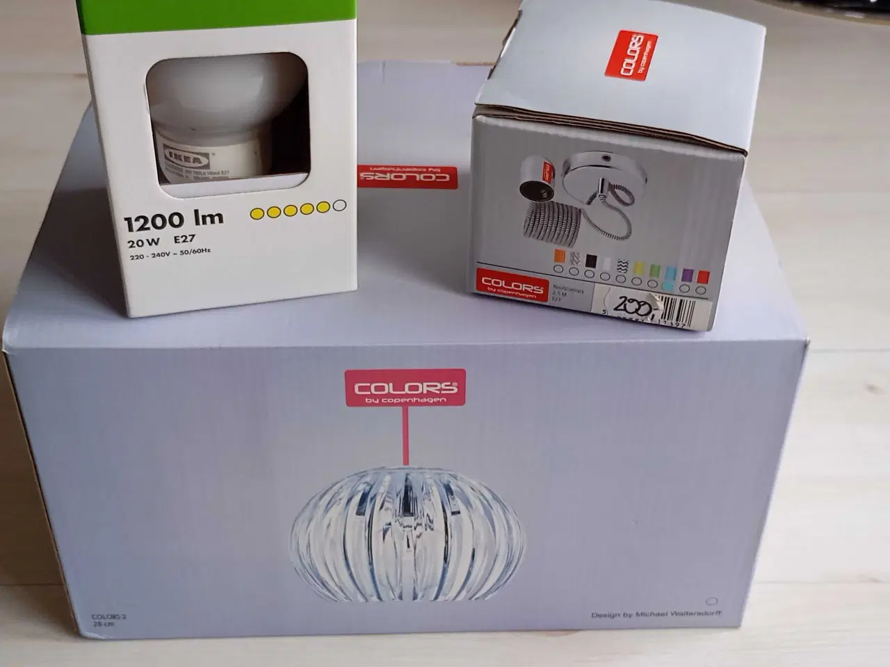 Billede 5 - Turkis farvet loftslampe. Colors By Copenhagen 