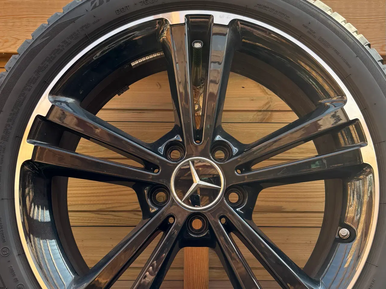 Billede 3 - Originale 18” Mercedes fælge med vinterdæk