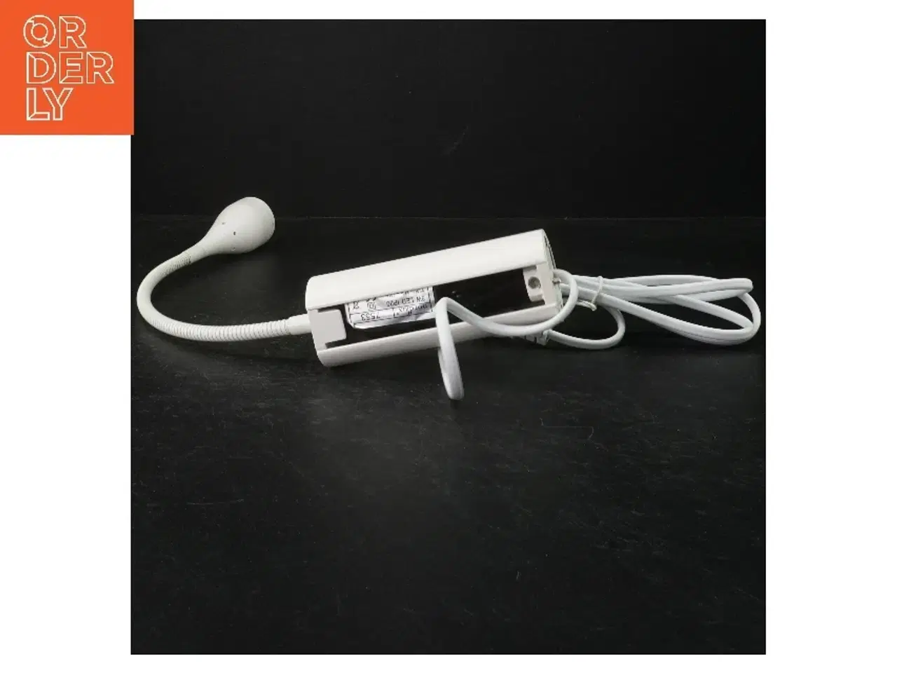 Billede 1 - Hvid væglampe med fleksibel arm