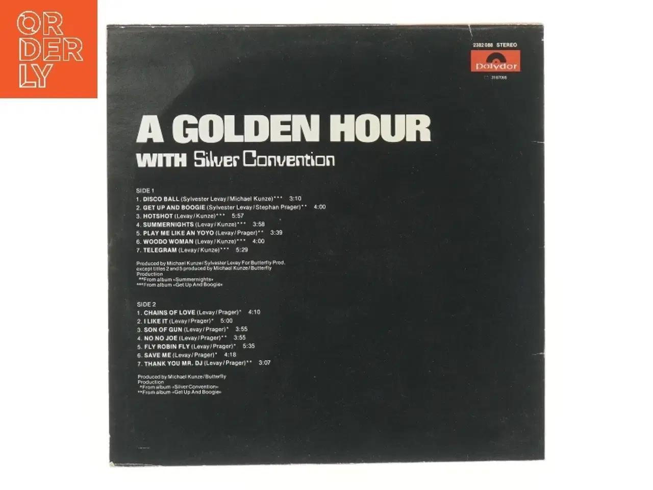 Billede 2 - A Golden Hour med Silver Convention LP fra Polydor