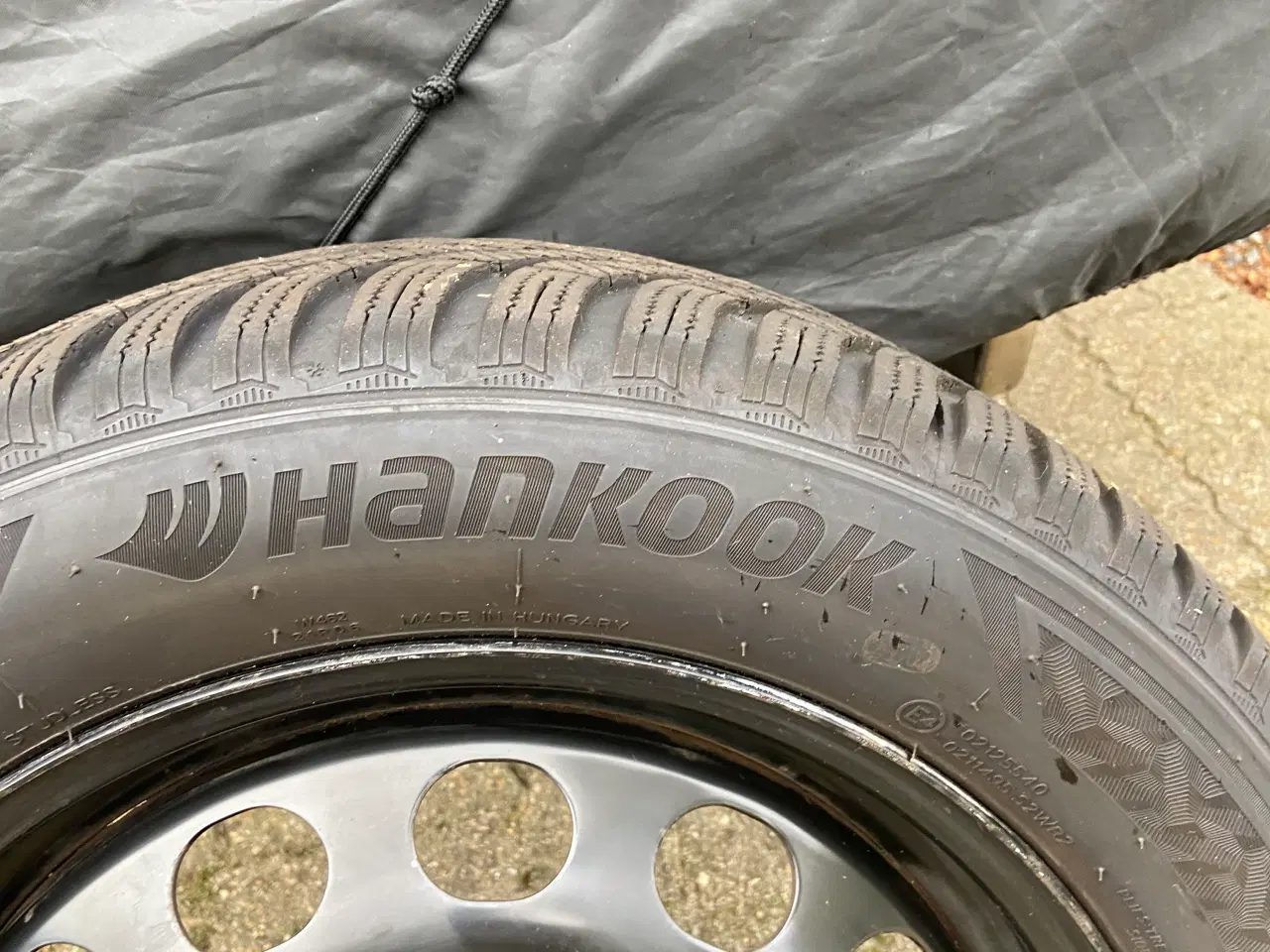 Billede 4 - Vinterdæk på stålfælge 205/55 R16 91 T 5 huls  