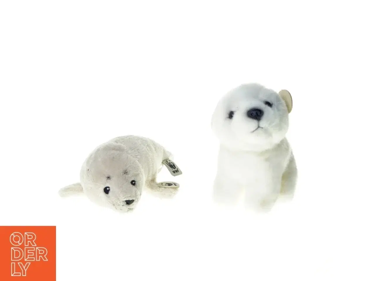 Billede 1 - Sæl og isbjørn bamse fra Wwf (str. 13 x 7 cm)