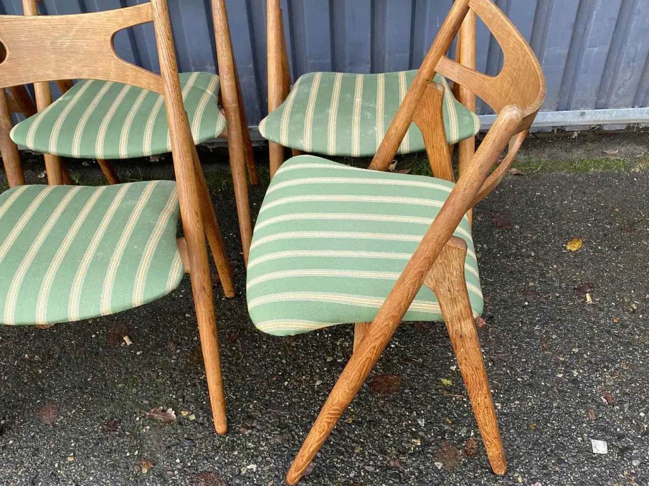 Billede 2 - Wegner CH29 savbukkestole