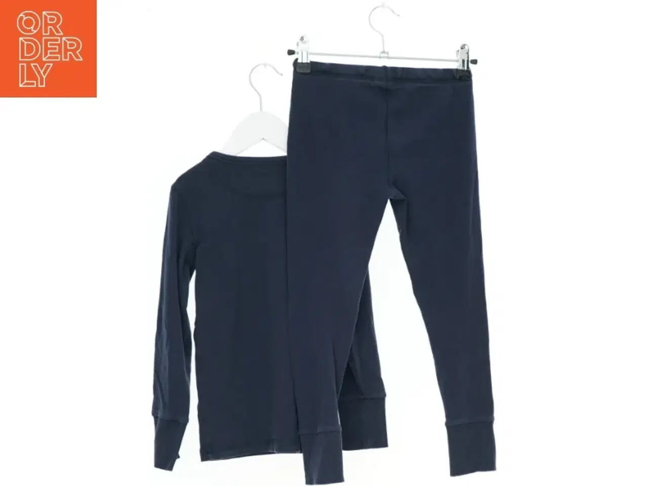 Billede 2 - Mørkeblåt sæt med trøje og leggins fra Pomp de Lux (str. 122)