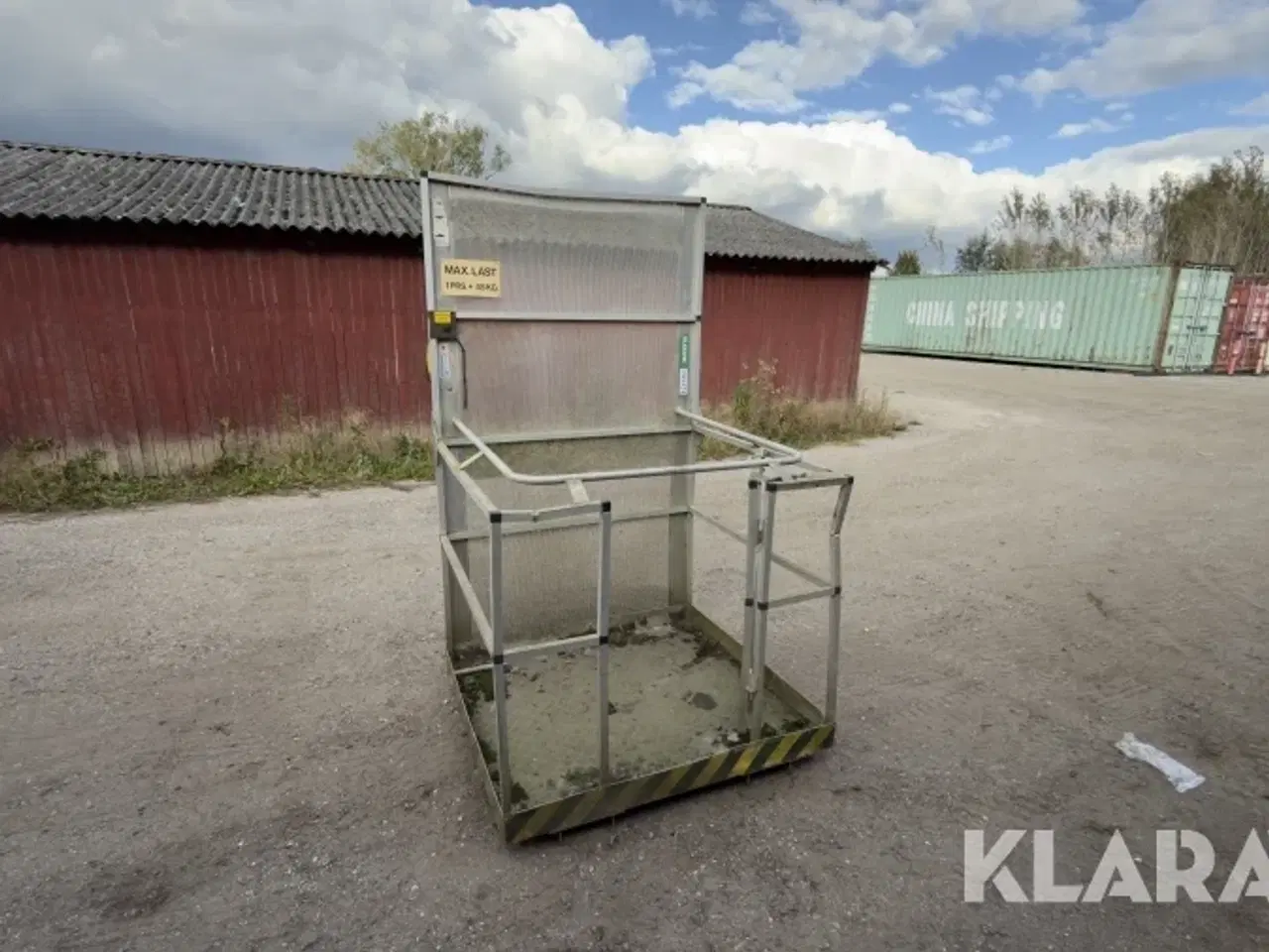 Billede 1 - Mandskabskurv til gaffeltruck E.L.M MK 144 L