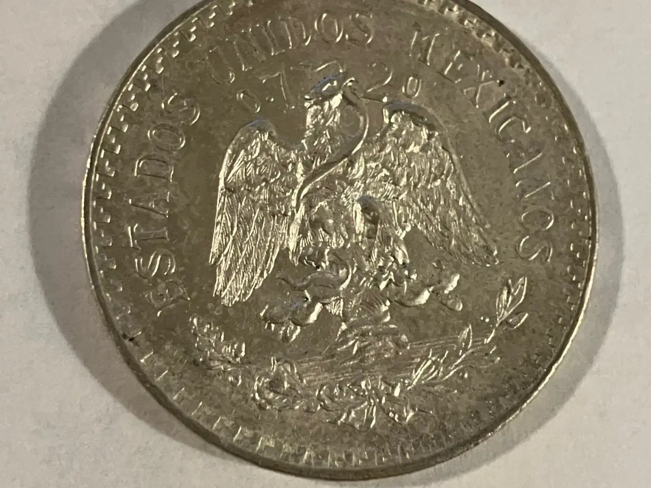 Billede 1 - Un Peso Mexico 1938 - Silver