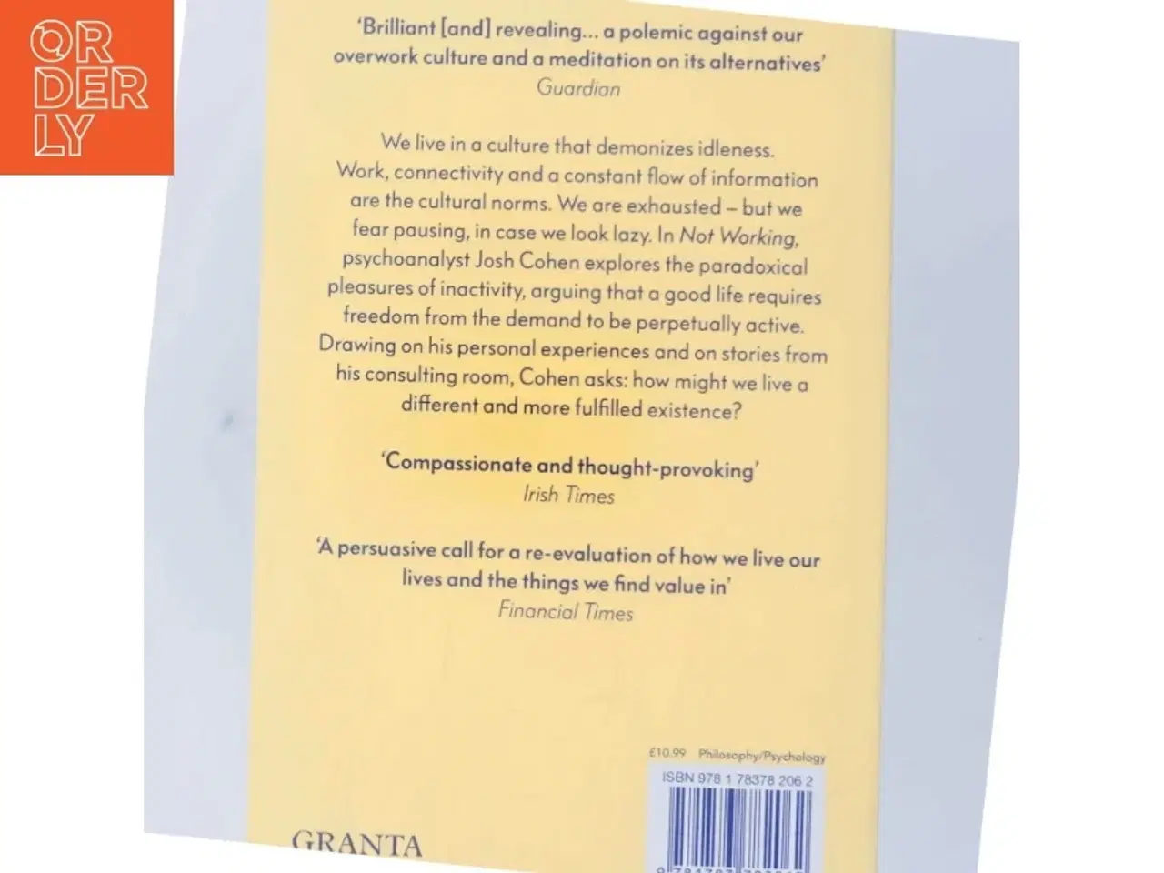 Billede 3 - Not Working af Josh Cohen (Bog)