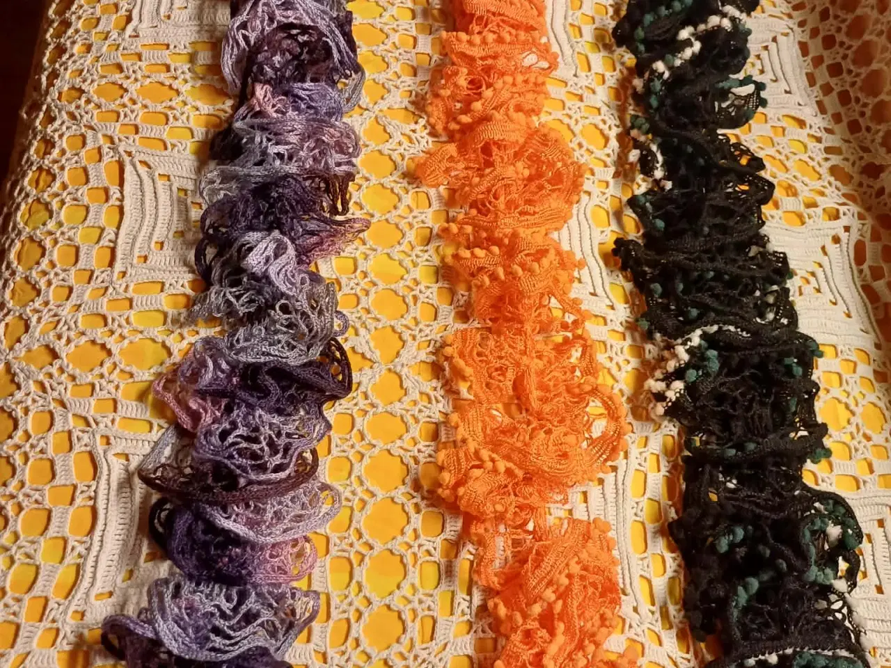 Billede 4 - Tørklæder hæklet 