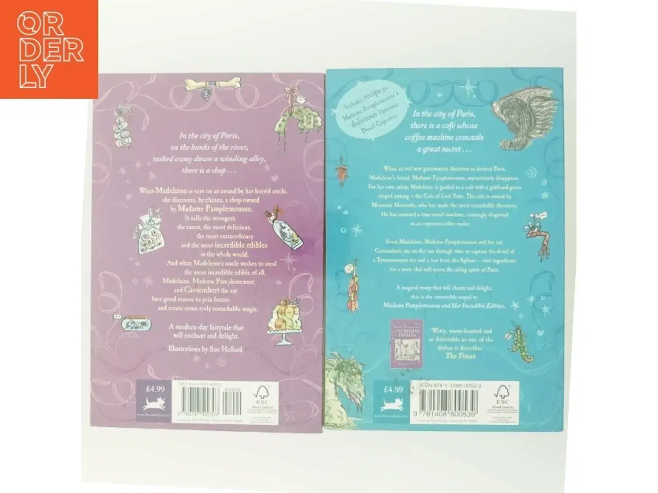 Billede 3 - Madame Pamplemousse and the time- traveling café af Rupert Kingfisher (Bog)