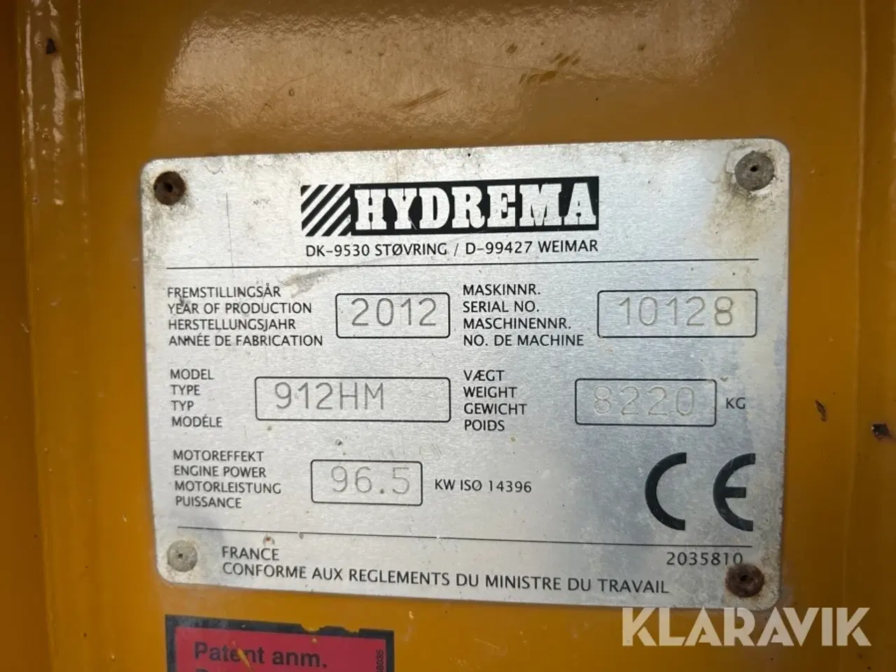 Billede 7 - Dumper Hydrema 912HM