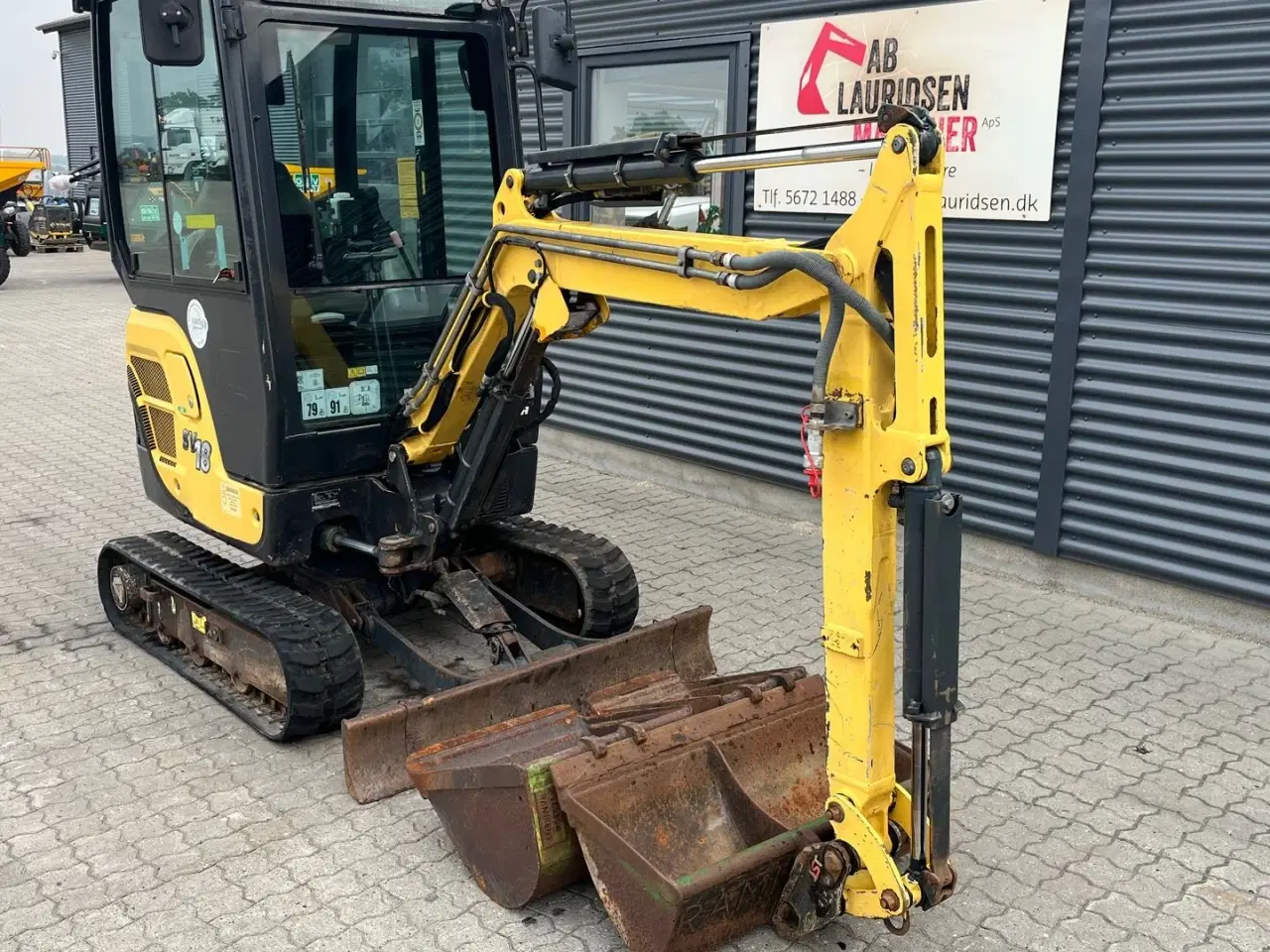 Billede 2 - Yanmar SV18 Hurtigskifte +3skovle