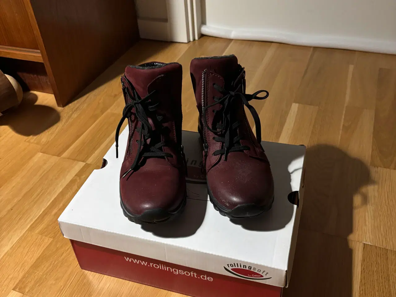 Billede 4 - Dame ankel støvle med foer