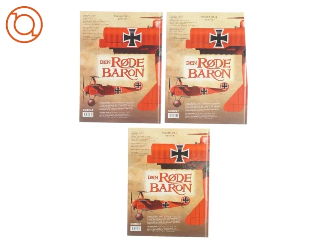 Billede 2 - Den Røde Baron, 3 bøger/tegneserier