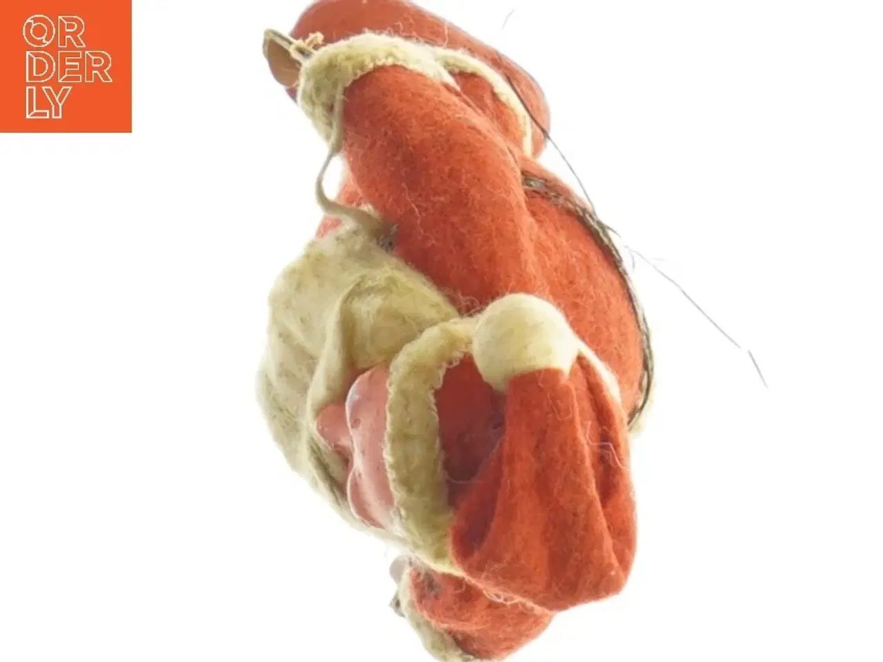 Billede 3 - Julemandsfigur, antik (str. 14 x 7 cm)